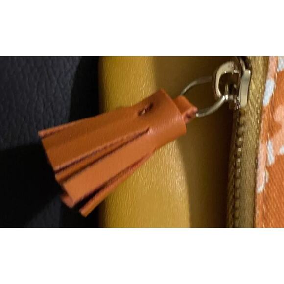 Rachel Pally Reversible Clutch Floral Yellow Orange Reversible - Picture 2 of 9